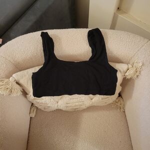 Indigo Luna Black Bralette, Size L